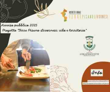 Distretto Rurale: al via la selezione di ristoranti per il progetto Terre Pisano Livornesi  Cibo e Territorio per rafforzare la filiera corta e valorizzare l\'enogastronomia locale