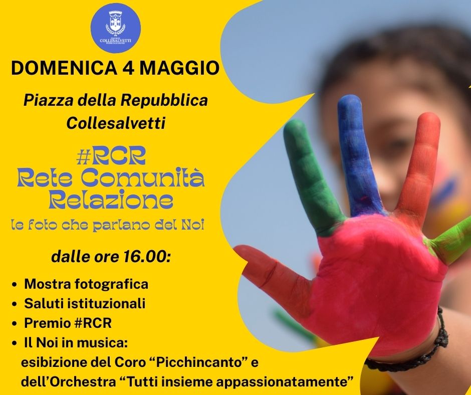 #RCR: domenica 4 maggio appuntamento in piazza della Repubblica tra fotografie e musica