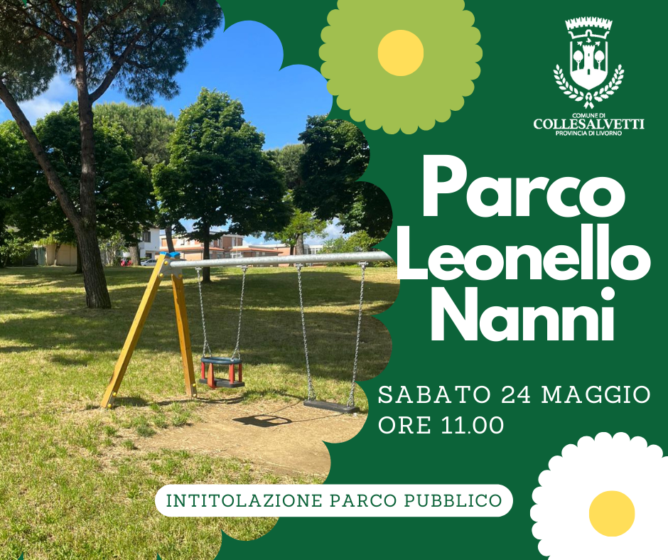Collesalvetti: domani l\'intitolazione del Parco di via Togliatti a Leonello Nanni