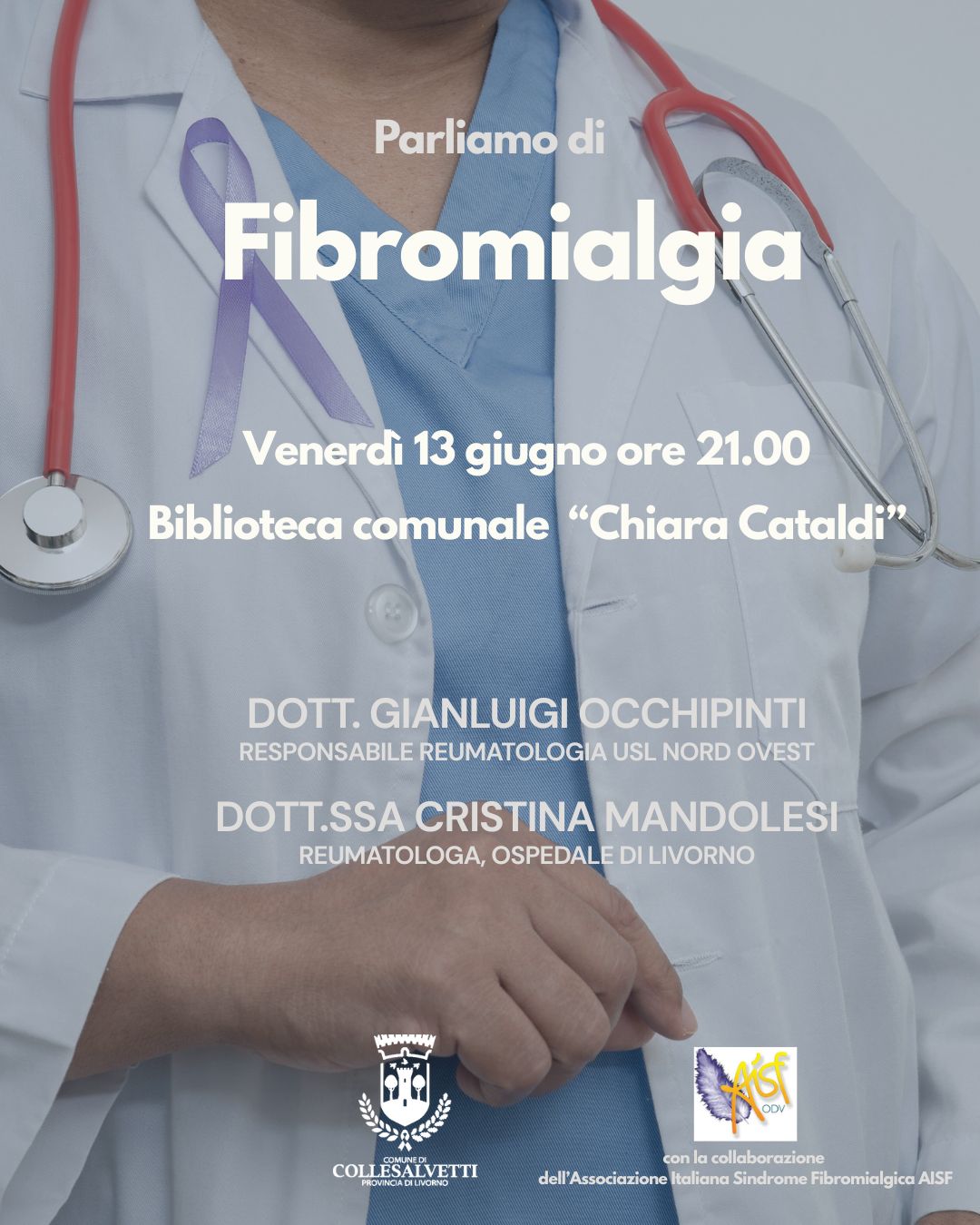 Evento su Fibromialgia - 13 giugno