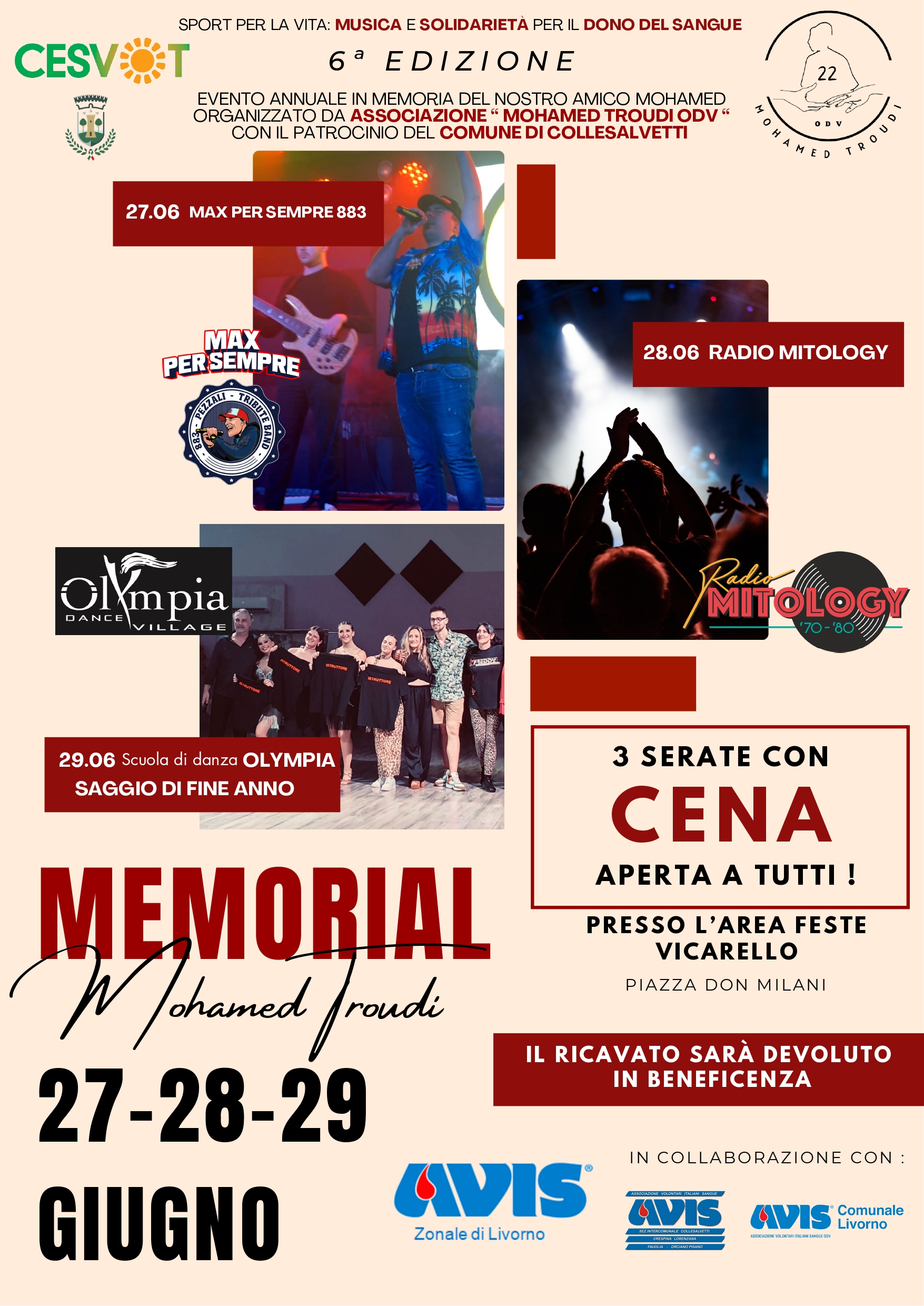 6 Memorial Mohamed Troudi - 27/28/29 giugno