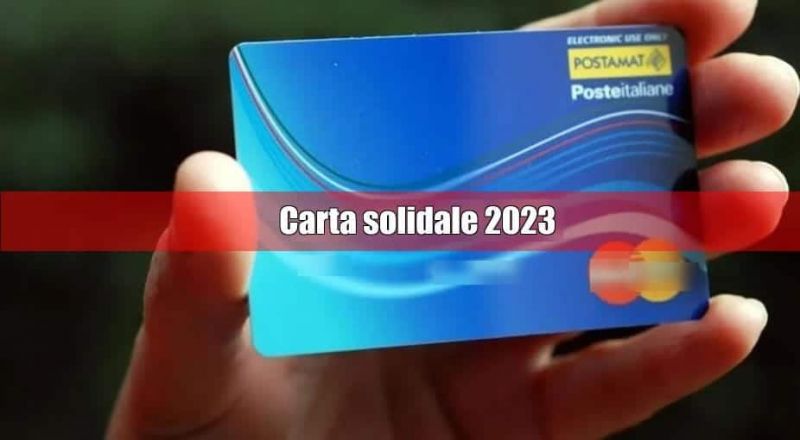 Carta Solidale Acquisti: cos\', a chi spetta, non va fatta domanda, arriva la comunicazione a casa dal Comune di residenza