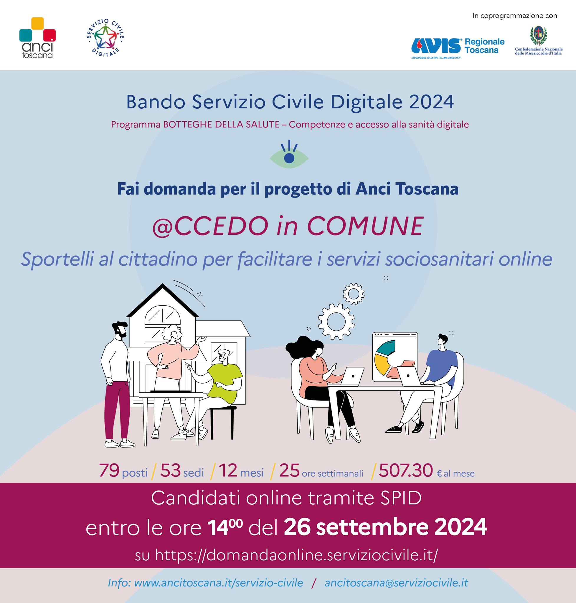 Collesalvetti: un anno in Comune con il servizio civile universale